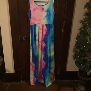 Tie-dye boutique dress